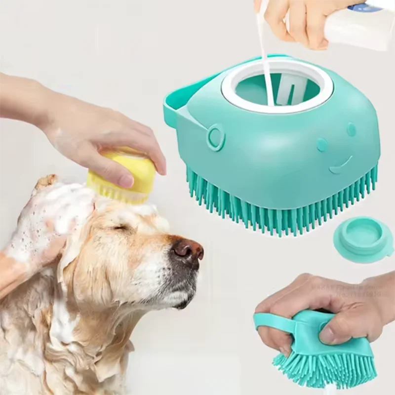 QuickClean Pro Pet Massage Brush