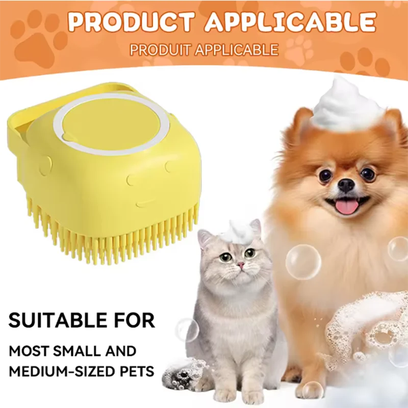 QuickClean Pro Pet Massage Brush