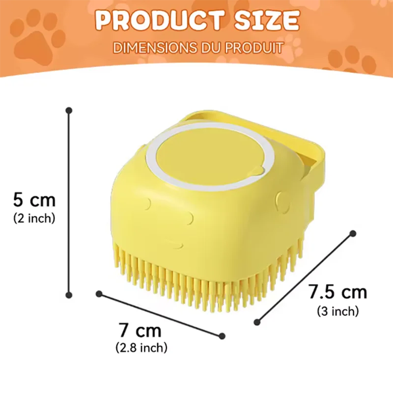 QuickClean Pro Pet Massage Brush