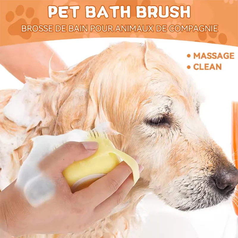 QuickClean Pro Pet Massage Brush